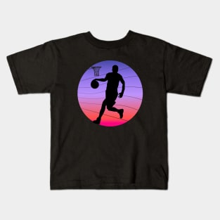 Basketball retro vintage style Kids T-Shirt